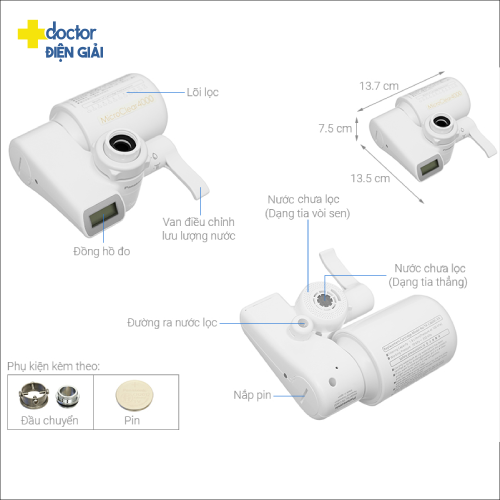 Máy lọc nước tại vòi Panasonic TK-CJ600